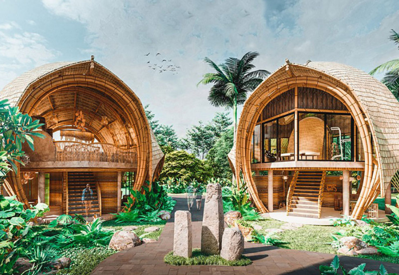 Mau nha Bungalow dep gia re